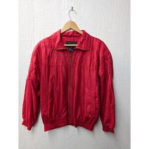 Vtg Fuda International Sport 100% Silk Jacket Retro Glam Golden Girls Medium